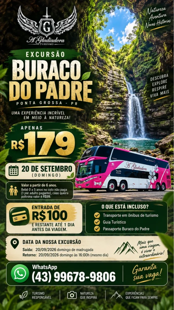 Buraco do Padre 20/09/2026 (domingo)